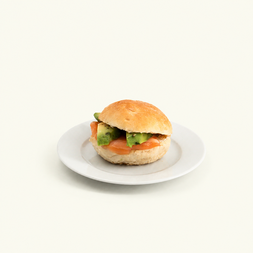 Petits pains mous saumon/avocat
